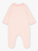 Babygro-pijama rosa com animação 3D orelhas de gato KECARLA / 24E5BF51GRE301