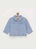 Cardigan azul ganga RAILIA / 19E1BFD3CAR704