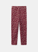 Dark burgundy LEGGINGS (bottom) NELEGETTE / 25H2PFK1LG503