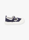 Sapatilhas abertas azul-marinho com estampado fantasia FIBASKET / 23N10BG31D16070