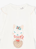 Conjunto pijama branco e estampado de morango KUIFETTE / 24E5PF52PYJA016