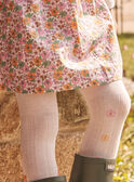 Collants cru com estampado florido tricotado KACOLETTE / 24E4PF31COL001