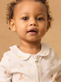 Babygrow com fecho de correr em malha interlock MEADELE / 25E5BFF2GRE001