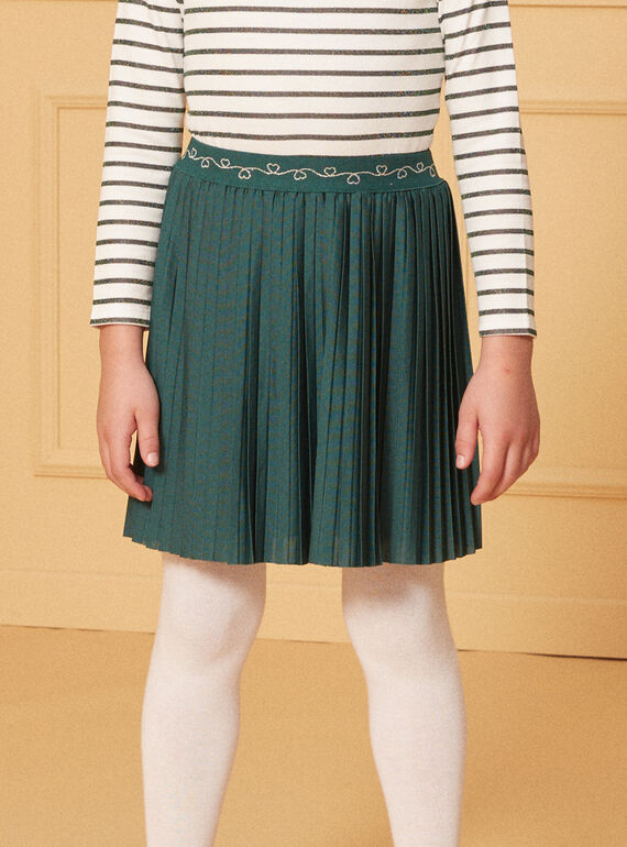 Green SKIRT LIRAMETTE 3 / 24H2PF92JUPG618