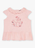 T-shirt blush com padrão flamingos FAWILLOW / 23E1BFQ1TEED300