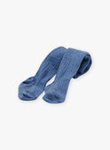 Collants azul-marinho com torcidos fantasia FABULLE / 23E4BF81COL070