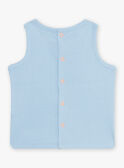 Camisola de alças azul com padrão surf bebé menino CAYVAN / 22E1BGV2DEBC218