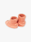 Pantufas de recém-nascido rosa-maquilhagem LOICA / 24H0AF11CHPD327