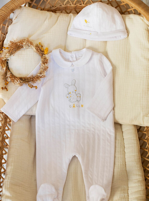Babygro bebé unissexo branco ZOCHARLIE_B / 21E0NMY1GRE000