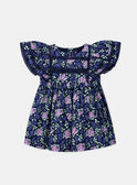 Vestido azul-marinho estampado com flores KAFLORENCE / 24E1BFL2ROB070