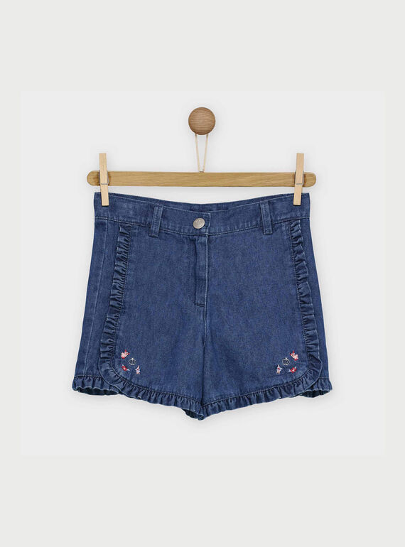 Calções azul ganga RABELETTE / 19E2PF41SHO704