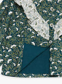 Camisa verde-esmeralda com estampado florido GACELIA / 23H1BF81CHE608