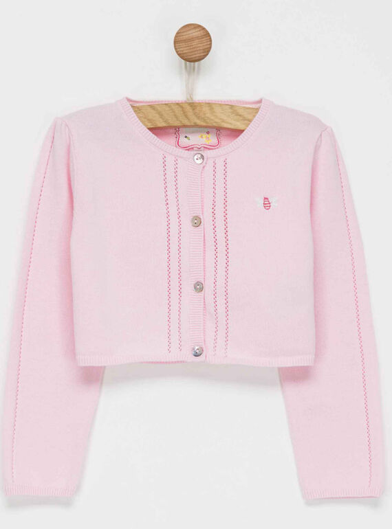 Pale rose Cardigan NIFYETTE / 18E2PFT2CAR301