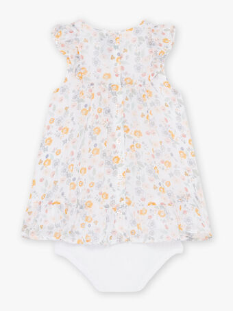 Vestido com estampado florido e bloomer bebé menina CYAURORE / 22E1BF11ROB001