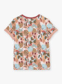 T-shirt com estampado tropical FICHEMAGE / 23E3PGD1TMC413