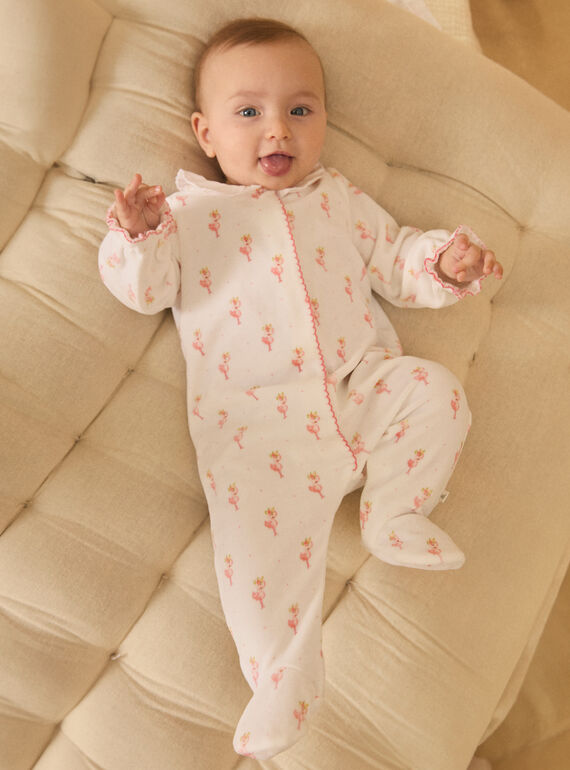 Babygrow de veludo estampado MONINA / 25E0NF21GRE000