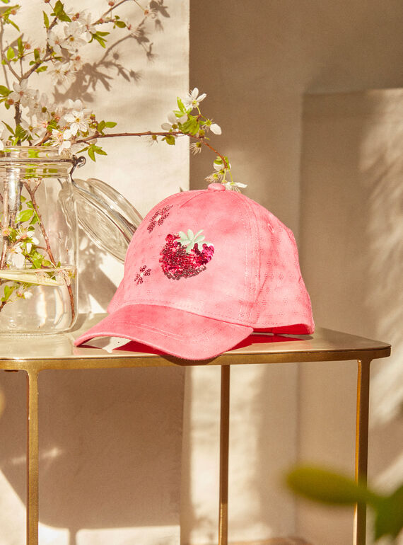 Boné cor-de-rosa com purpurinas KLESKETTE / 24E4PFO1CHAD318