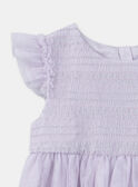 Vestido violeta-de-Parme de tule KREVETTE / 24E2PFL2ROB320