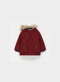 Dark burgundy Parka POXOAGE / 18H3PGI2PAR503