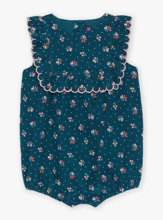 Babygro com estampado florido em bombazina DATAHIS / 22H1BFZ1BARG633