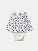 Body de manga comprida e estampado floral MADANNA / 25E1BF82BOD114