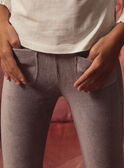 Leggings de bombazina com fios brilhantes LADEGETTE / 24H2PFQ1LG940