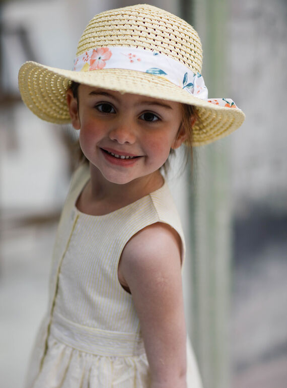 Chapéu bege menina ZICHUETTE / 21E4PFO1CHAB104