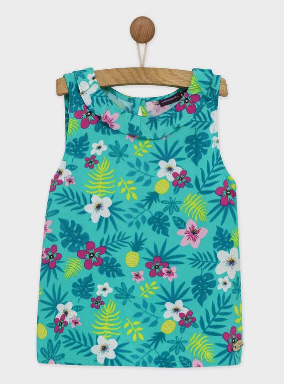 Camisola de alças turquesa ROYTUETTE / 19E2PFQ2DEB202