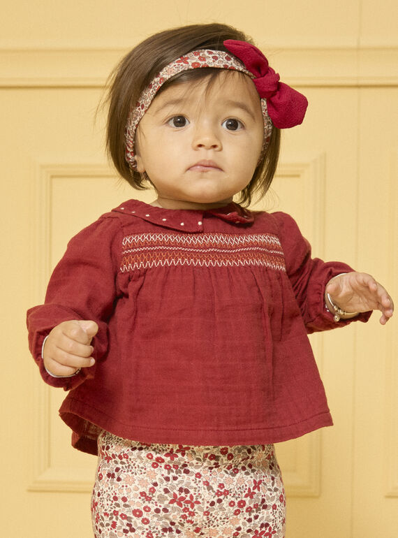 Blusa com franzido smock LAPRIA / 24H1BFR1CHEF506