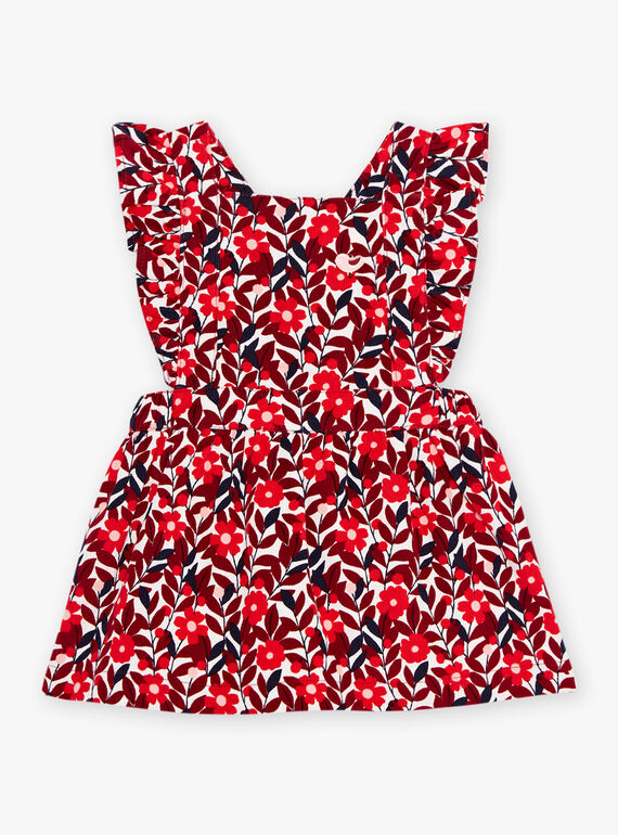Vestido-camisola em veludo com estampado florido DAOLIVE / 22H1BFX1CHS001