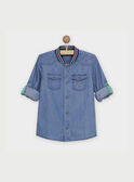 Camisa azul ganga REBOBOAGE / 19E3PGC1CHM704