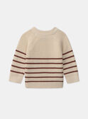 Camisola de malha às riscas com leão MAANTOINE / 25E1BG71PUL114