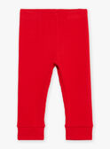 Conjunto sweat, gorro e leggings vermelho em pelo sintético GAULIN / 23H1BGN1ENS502