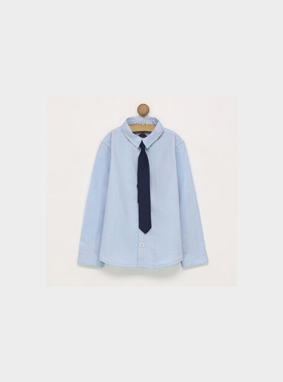 Sky blue Shirt PUIDOAGE / 18H3PGR2CHM218