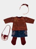 Roupa de boneca Indiano púrpura SEALITENU7 / 19HZENS8TENF511