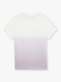 T-shirt tie and dye com padrão de deserto FLAMIAGE / 23E3PGO2TMC001