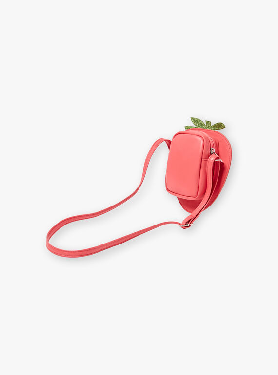 Mala a tiracolo morango rosa-goiaba ZOFRAISETTE / 21E4PFJ1BESD323