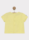 T-shirt mangas curtas amarelo RYDENIS / 19E1BGS1TMC106