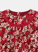 Vestido de bombazina floral LALOUNETTE / 24H2PFR2ROBF506