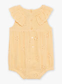Babygro trigo em dupla gaze de algodão FAUGA / 23E1BFP1BARB112