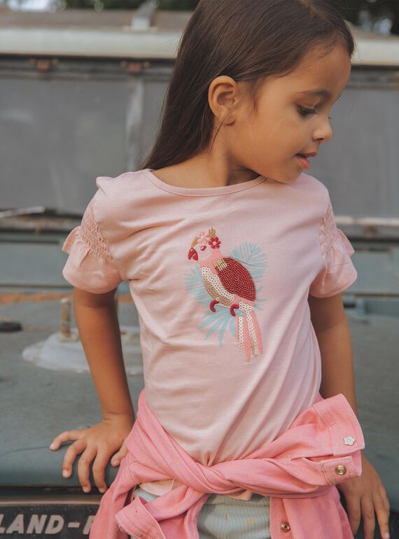 T-shirt com padrão papagaio FITETETTE / 23E2PFD2TMCD300