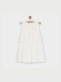 Vestido sem mangas branco RUPOPETTE / 19E2PFF1CHS001