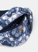 Banana azul e branco acolchoada com estampado florido LEPACHETTE / 24H4PFJ1BES001