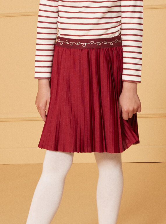 Red SKIRT LIRAMETTE 1 / 24H2PF91JUPD307