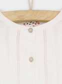 Cardigan branco RIPOPETTE / 19E2PFE3CAR001