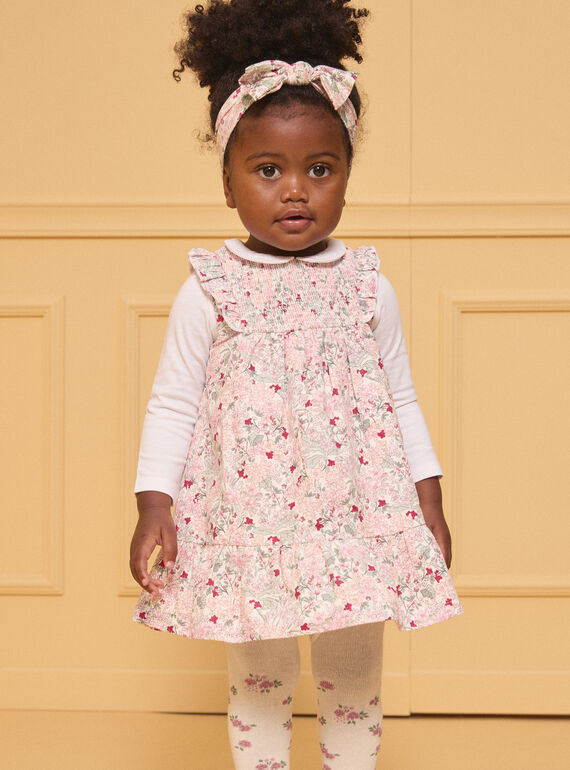 Vestido floral com franzido smock  LANOEMIE / 24H1BFQ1CHS001