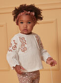 Camiseiro bordado com flores  LAELISE / 24H1BFK1CHE001