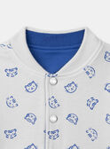 Casaco de malha estilo teddy reversível MACRISTO / 25E1BG81GIL001