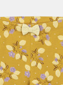 Leggings de jersey amarelo KALORA / 24E1BFD1LG107