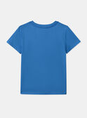  T-shirt azul dinossauro KLAGAGE / 24E3PGN2TMC701